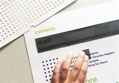 Interactive Business Card on Behance