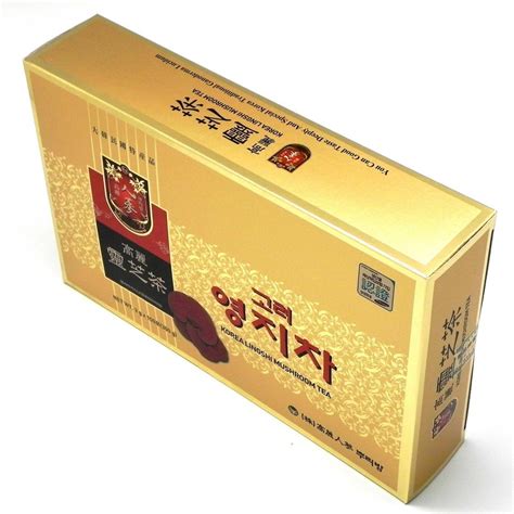 Trà Linh Chi BULEEBANG Hàn Quốc hộp 100 gói * 3g (Korean Ganoderma lucidum Tea) Kangnam Mart