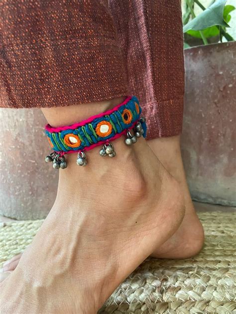 Nomad Anklet (Blue)- RTS in 2023 | Trendy jewelry handmade, Anklets ...