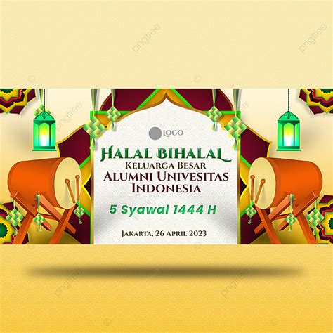 Halal Bihalal Banner Template Download on Pngtree