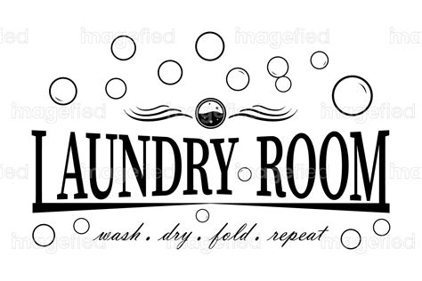 Laundry room signs printable canvas wall art, wash, dry, repeat, fold ...