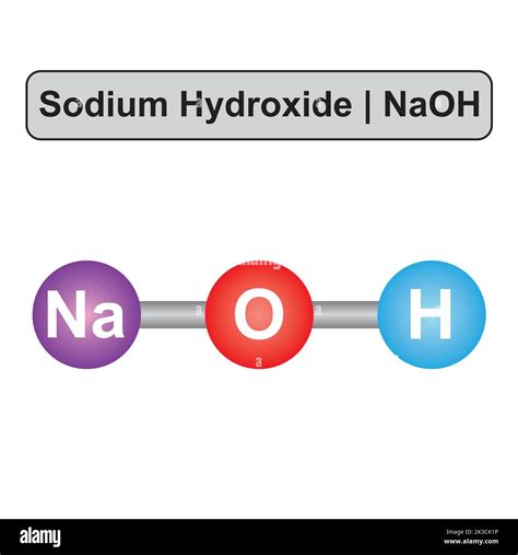 Sodium Hydroxide Chemical Structure Stock Vector Images, 56% OFF