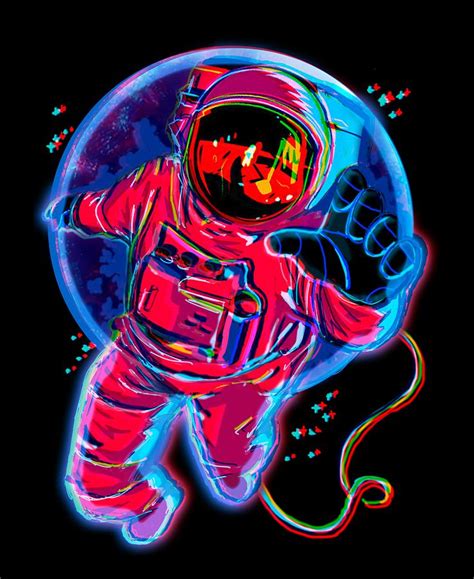 Art & Collectibles Tripping Astronaut Digital Prints etna.com.pe