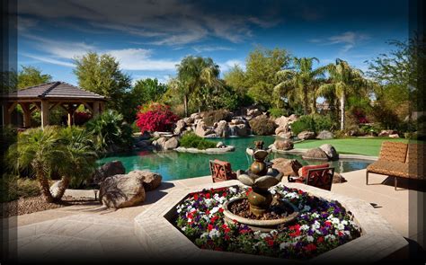 Phoenix Landscaping Design & Phoenix Pool Builders of Arizona | Blooming Desert Pools ...