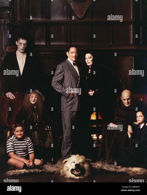 Film Still from "The Addams Family" Jimmy Workman, Judith Malina, Carel Struycken, Raul Julia ...