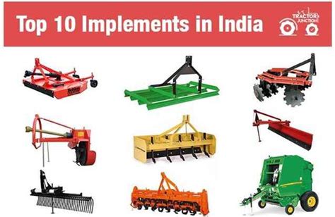 Top 10 Tractor Implements in India - Agricultural Implements