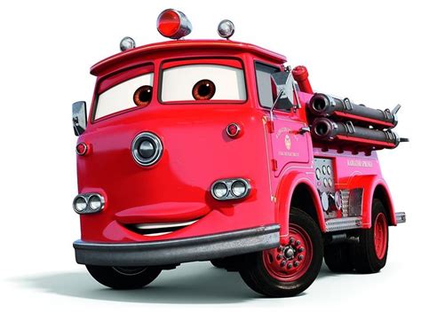 Red is a non-speaking fire truck that serves as Radiator Springs' local fire truck and ...