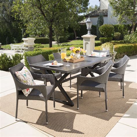 Wicker Outdoor Dining Sets For 4 at Casey Hooks blog