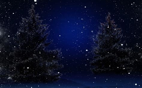 Winter Night Sky Wallpaper (64+ images)