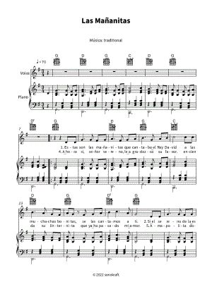 "LAS MAÑANITAS" Sheet Music - 6 Arrangements Available Instantly - Musicnotes