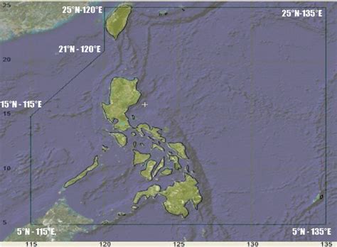 Map of the Philippine Area of Responsibility (PAR)