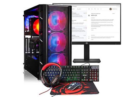 MEMORY PC AMD Ryzen 5 5500, Gaming-PC Komplettsystem mit 5500 Prozessor, 16 GB RAM, 512 GB SSD ...