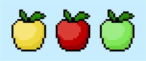 How to Make a Pixel Art Apple - Mega Voxels