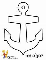 A N Easy Coloring Page Of Anchor  COLORING PAGES WORLD sketch template