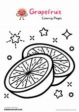 Grapefruit Coloring Pages For Kids – Free Printables  Art & Craft sketch template