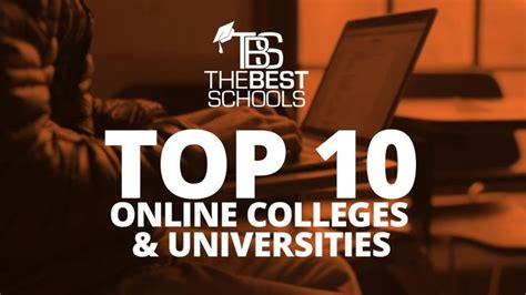 Top 10 Online Colleges & Universities from TheBestSchools.org | Online college, Online ...