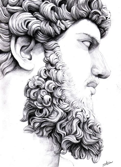 Zeus Face Drawing For Kids