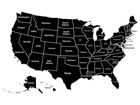 580+ United States Map With Names Stock Illustrations, Royalty-Free Vector Graphics & Clip Art ...