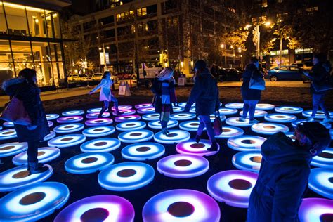 Let There Be Light: Two Interactive Art Installations Brighten Yards Park | DCist | Interactive ...