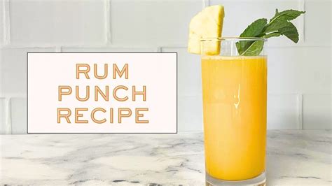 Rum Punch Cocktail Recipe - Wine Oceans