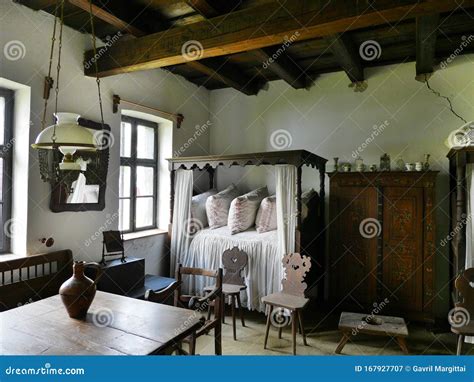 Old farmhouse interior stock image. Image of furniture - 167927707