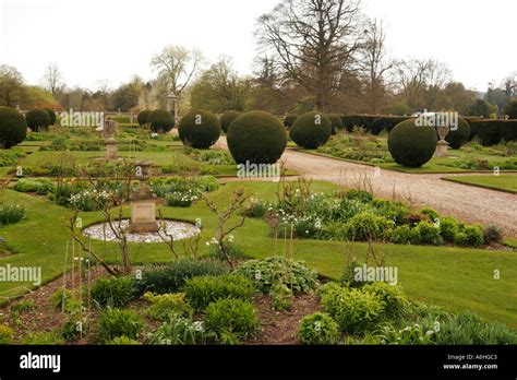 Longford Castle Wiltshire England UK Formal Garden Stock Photo - Alamy