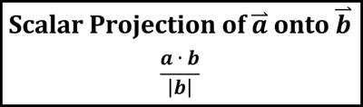 Scalar and Vector Projections | andymath.com