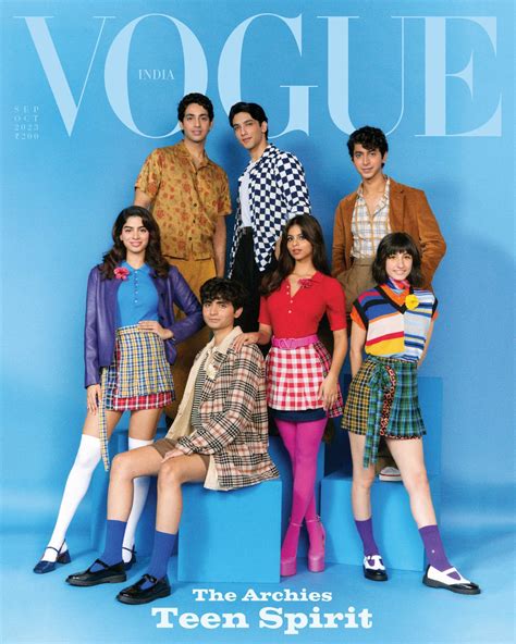 The Archies’s cast time travels from the ’60s to Vogue India’s September-October 2023 cover ...