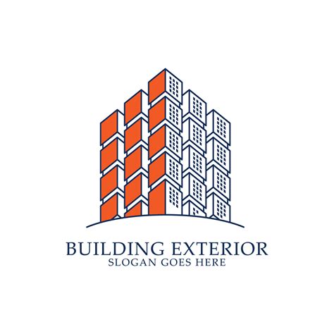 Modern Apartment logo design, Building exterior logo vector. Good for construction, real estate ...