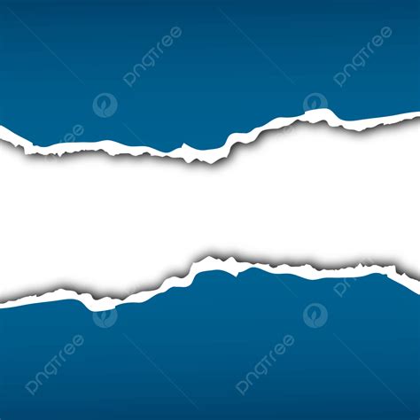 Blue And White Torn Paper Effect Background, Torn Paper, Paper, Blue Paper PNG and Vector with ...