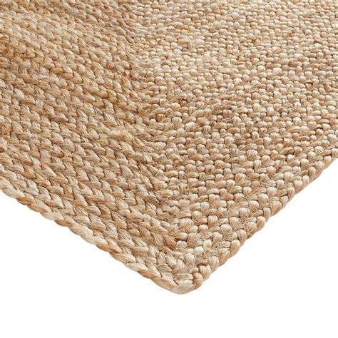 Tapis jute rectangulaire XL, Aftas | Braided jute rug, Natural jute rug ...