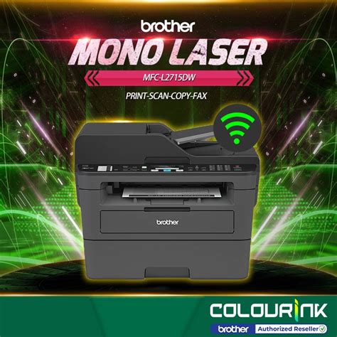 Brother MFC-L2715DW Laser Printer Print Scan Copy Duplex Network Wifi ...