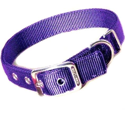 Hot Purple Double Thick Dog Collar - 1 inch Dog Products - GregRobert