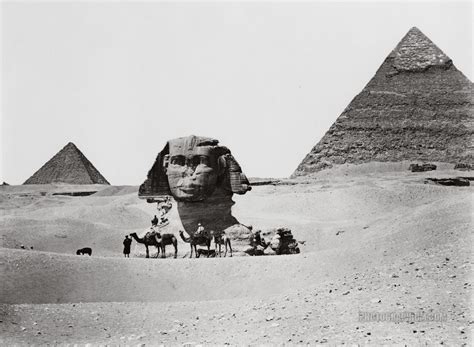 Pyramids and Sphinx: Giza, Egypt 1860-1890 | Photographium | Historic Photo Archive | Egypt ...