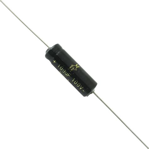 Capacitor - F&T, 100V, 100µF, Axial Lead | Amplified Parts