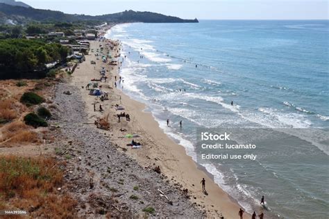 Gaeta Beaches Of The Plain Of Santagostino Stock Photo - Download Image Now - Bathhouse, Beach ...