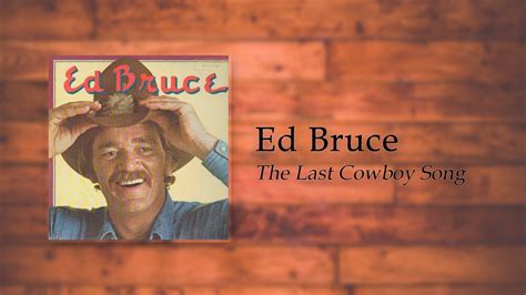 Ed Bruce - The Last Cowboy Song - YouTube