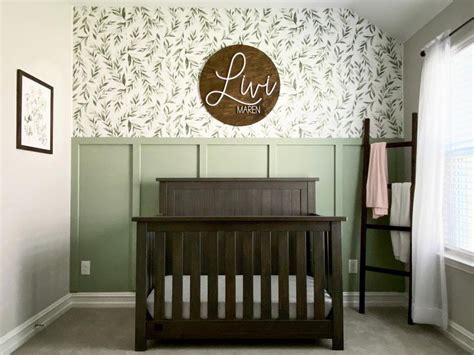 Sage Green Girl Nursery | Baby girl nursery room, Girl nursery room, Baby room inspiration