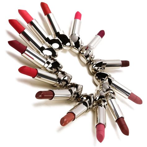 Guerlain Rouge G de Guerlain Matte Lip Color Swatches | Lip colors, Matte lip color, Matte lips