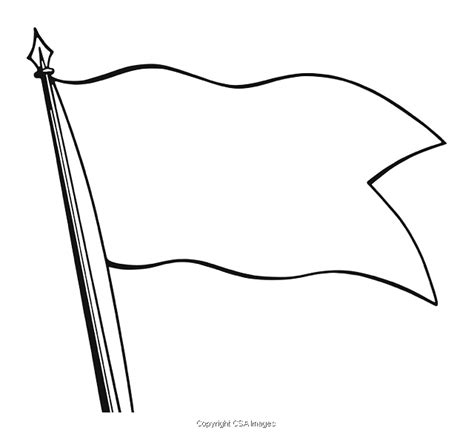 Blank White Flag | #814970 | CSA Images