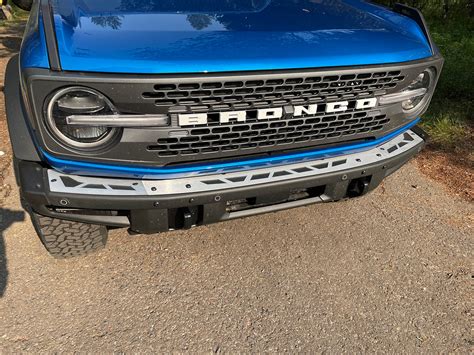 2021 Ford Bronco Accessories - Front Bumper Plate - Razor Edge – Hobbs Off-Road USA