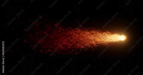 isolated 3d render of fire flames for rocket engine exhaust bursting ...