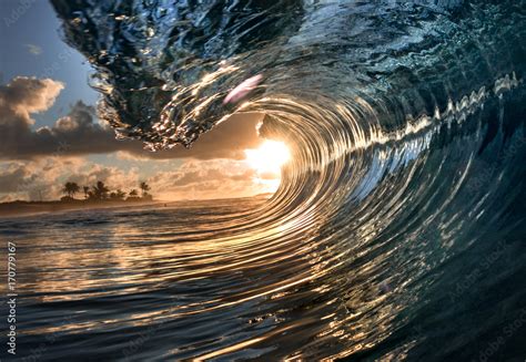 sunrise wave 2 Stock Photo | Adobe Stock