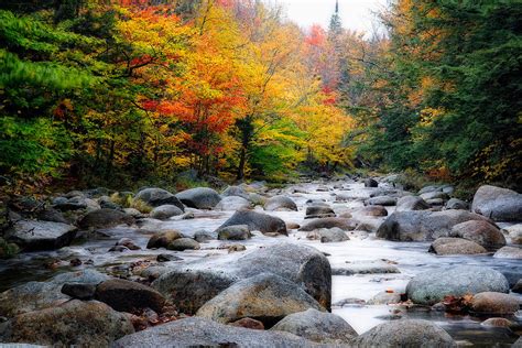 Lost River Gorge At Fall New Hampshire Photograph by George Oze