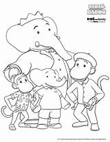 Babar Coloring Pages sketch template
