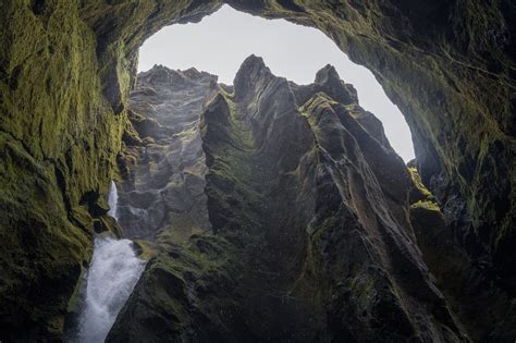 Waterfall in cave in Iceland : r/EditMyRaw