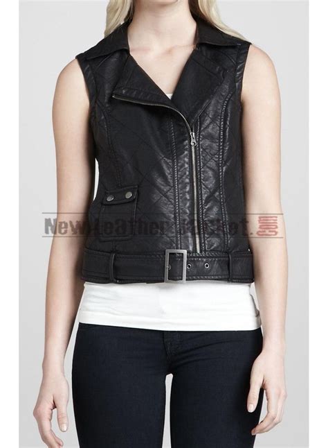 Melissa & Joey Lennox Scanlon Leather Vest