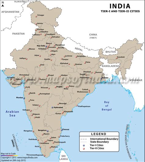 Tier I and Tier II Cities of India, Classification of Indian Cities