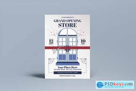 Grand Opening Flyer » Free Download Photoshop Vector Stock image Via Torrent Zippyshare From ...