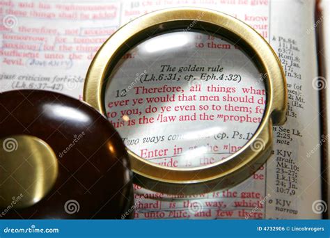 Bible Golden Rule Royalty Free Stock Image - Image: 4732906